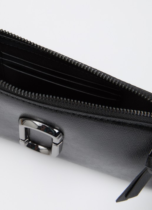 Marc Jacobs Le Pochette schoudertas van leer met afneembare schouderriem  - detail 5 zwart
