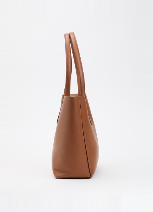 Marc Jacobs Pop J Marc Work shopper van leer met 13 inch laptopvak - detail 3 cognac