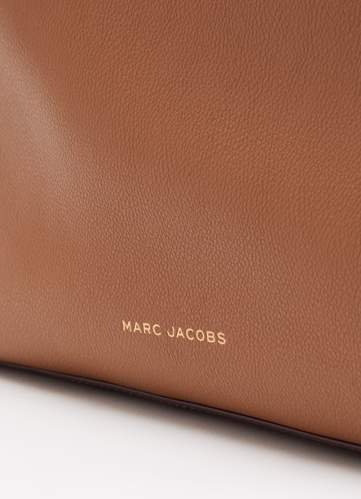 Marc Jacobs Pop J Marc Work shopper van leer met 13 inch laptopvak - detail 4 cognac