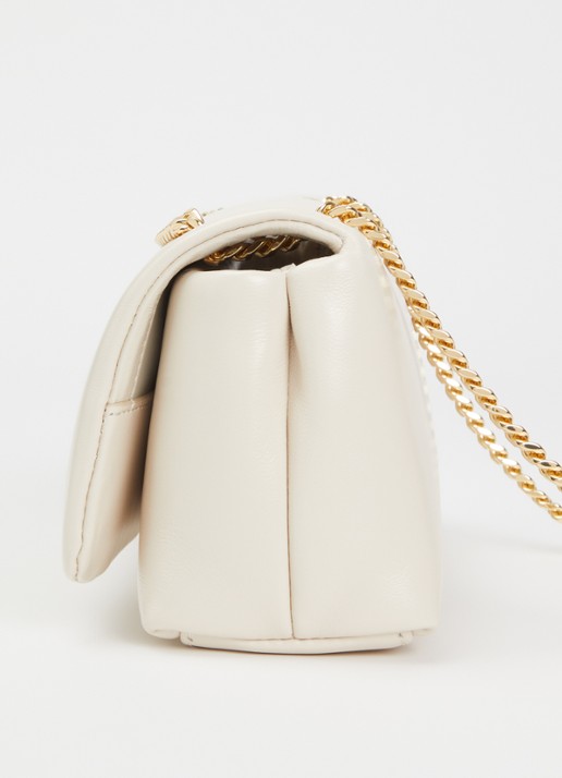 Marc Jacobs Scene Chain Mini schoudertas van lamsleer - detail 2 ivoor