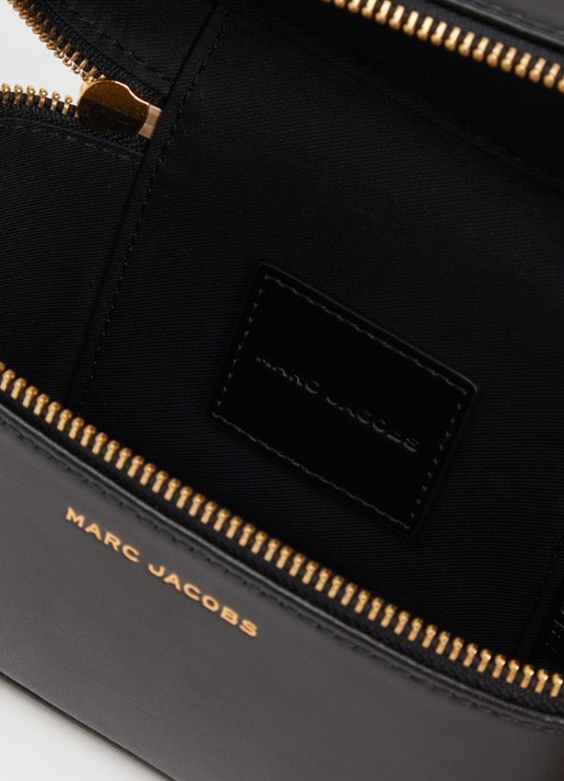 Marc Jacobs Scene Vanity handtas van leer met afneembare schouderriem - detail 2 zwart