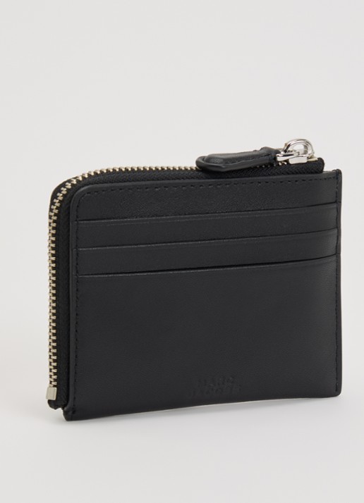 Marc Jacobs The Accordion pasjeshouder van leer - achterkant 3 zwart