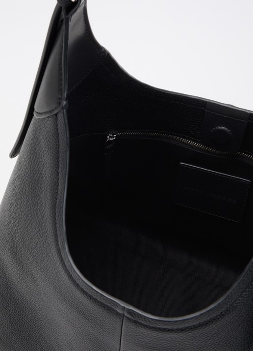 Marc Jacobs The Belted Sack shopper van leer met verstelbare schouderriem - detail 3 zwart
