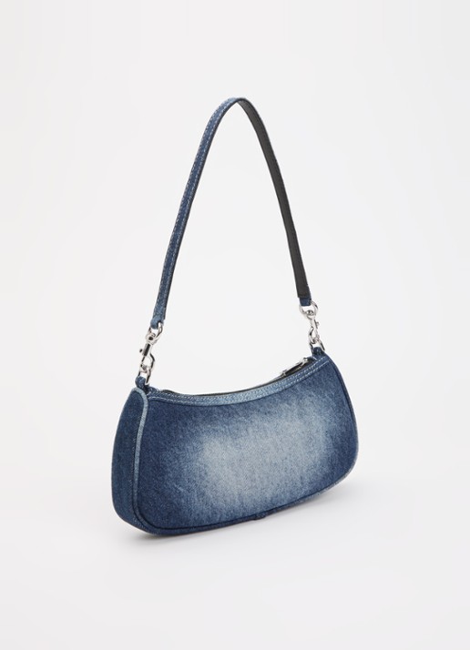 Marc Jacobs The Charm schoudertas van denim met afneembare schouderriem  - achterkant 6 indigo
