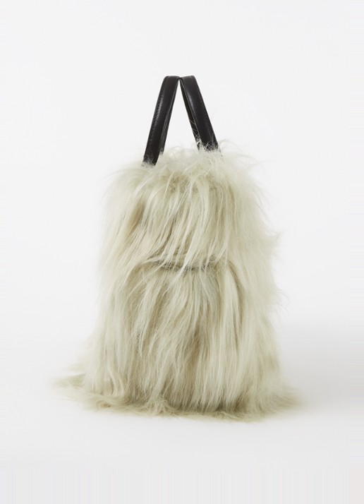 Marc Jacobs The Creature Mini Tote handtas met imitatiebont - detail 5 groen