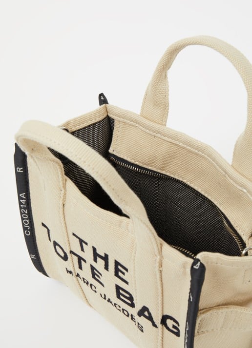 Marc Jacobs The Crossbody Tote handtas met logo - detail 4 creme