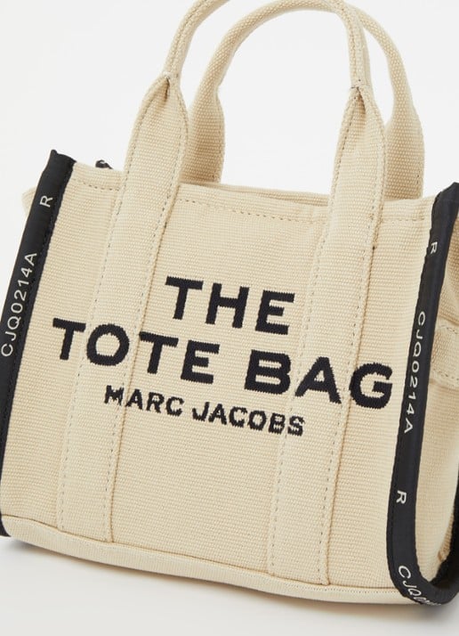 Marc Jacobs The Crossbody Tote handtas met logo - detail 6 creme