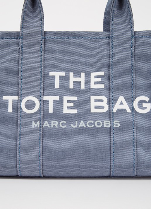 Marc Jacobs The Crossbody Tote handtas met logo - detail 3 staalblauw