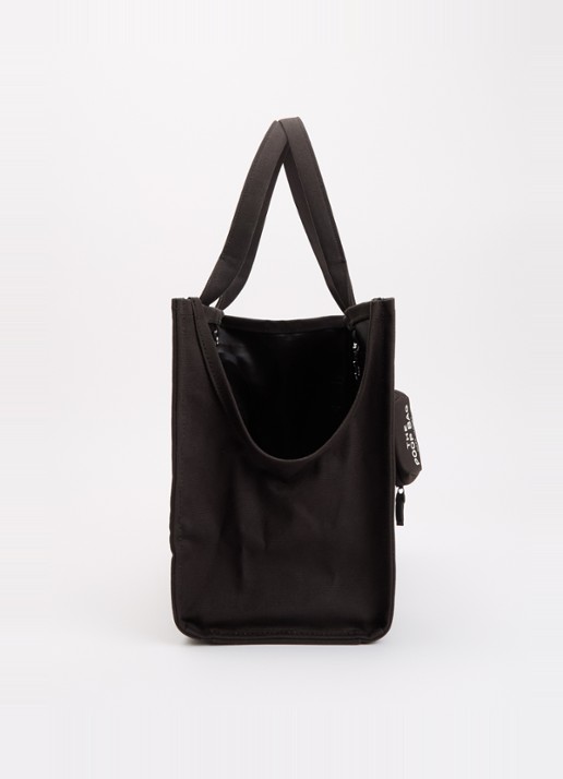 Marc Jacobs The Doggy Bag handtas van canvas met sleuteletui - detail 4 zwart