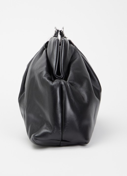 Marc Jacobs The Glam clutch van leer - detail 2 zwart