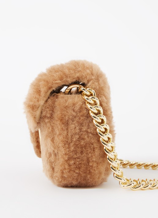 Marc Jacobs The J Marc schoudertas van teddy - detail 6 camel