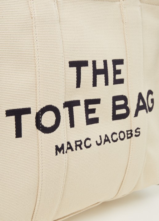 Marc Jacobs The Large Tote shopper met print - detail 3 zand