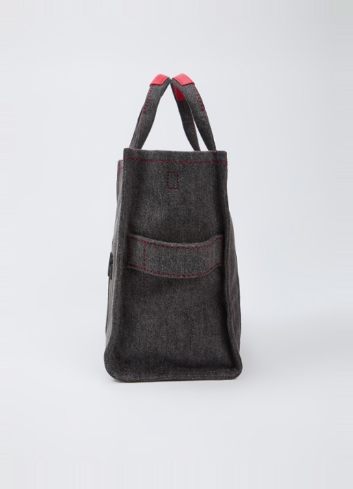 Marc Jacobs The Medium Tote handtas met logo - detail 4 antraciet