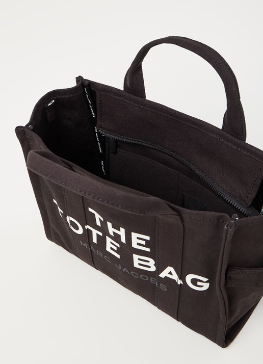Marc Jacobs The Medium Tote handtas van canvas - detail 3 zwart