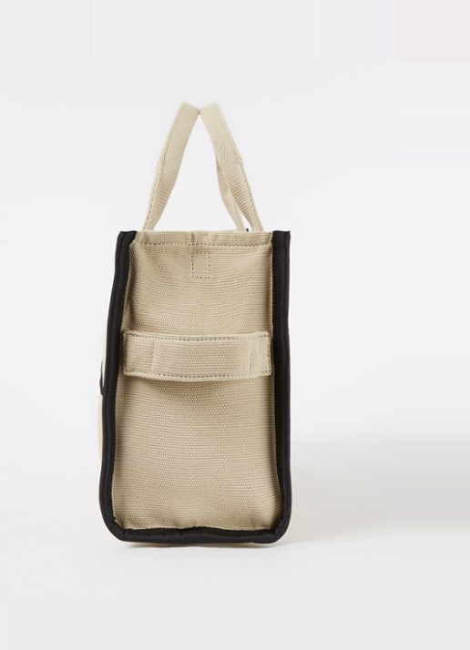 Marc Jacobs The Medium Tote handtas van canvas - detail 2 creme