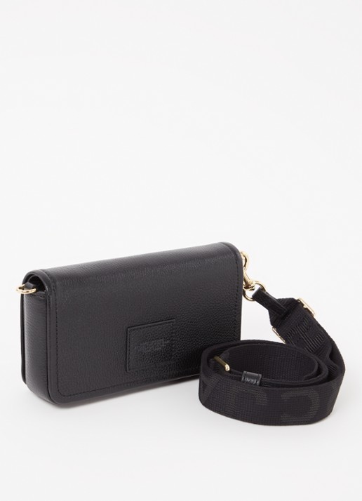 Marc Jacobs The Mini crossbodytas met logo  - achterkant zwart