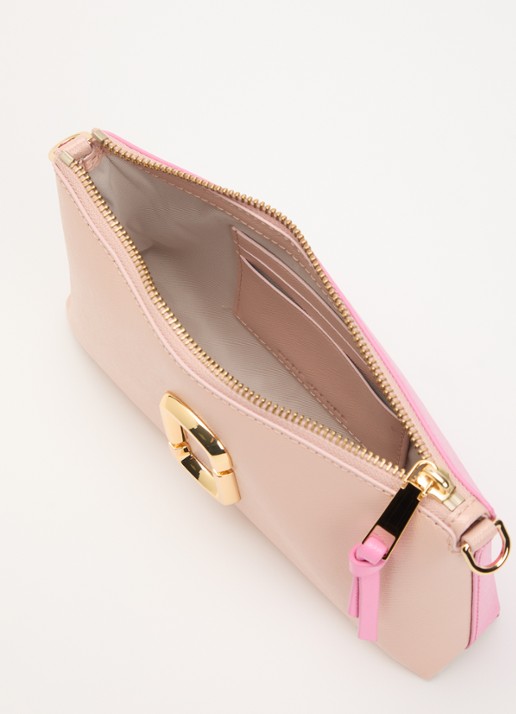 Marc Jacobs The pochette crossbody tas van leer met afneembare schouderriem  - detail 3 roze