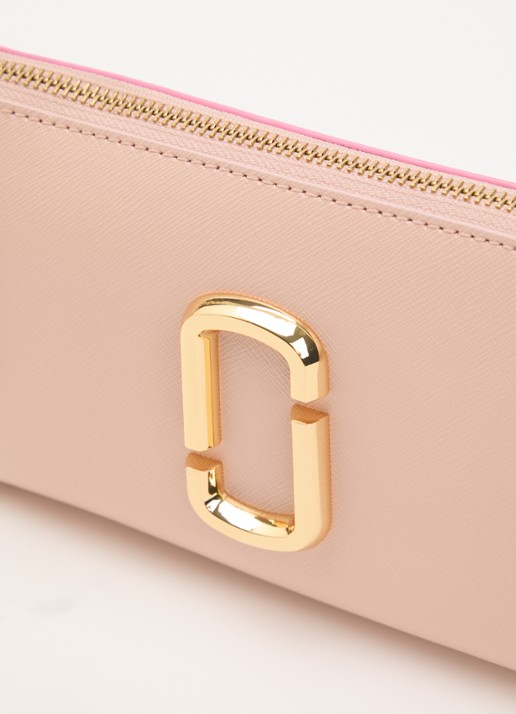 Marc Jacobs The pochette crossbody tas van leer met afneembare schouderriem  - detail 5 roze