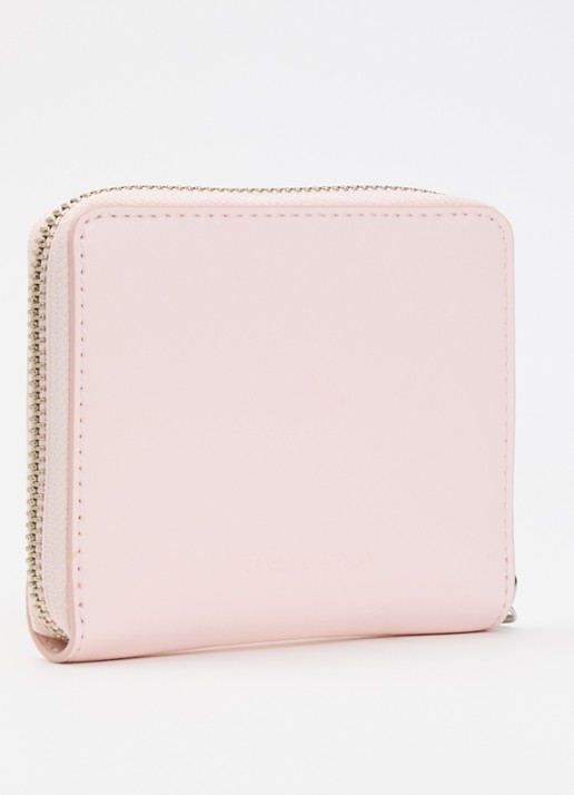 Marc Jacobs The Scene Slim Compact portemonnee van leer - achterkant lichtroze