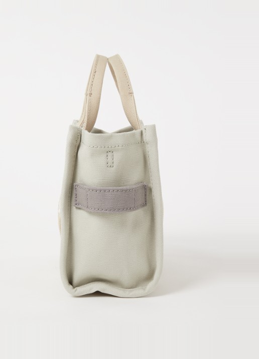 Marc Jacobs The Small Tote handtas met logo - detail 5 beige