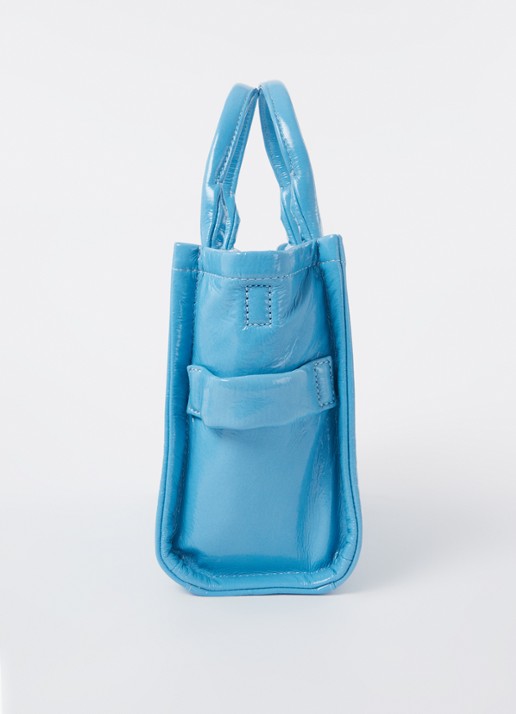 Marc Jacobs The Small Tote handtas met logo - detail 5 blauw