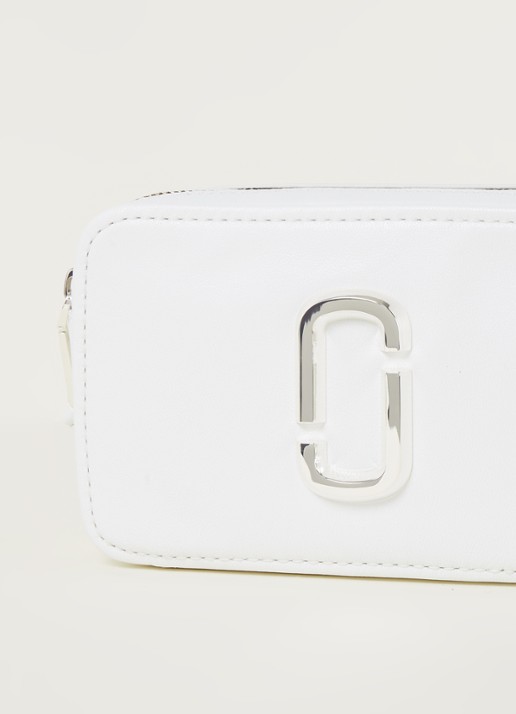 Marc Jacobs The Softshot DTM cameratas van kalfsleer - detail 6 wit