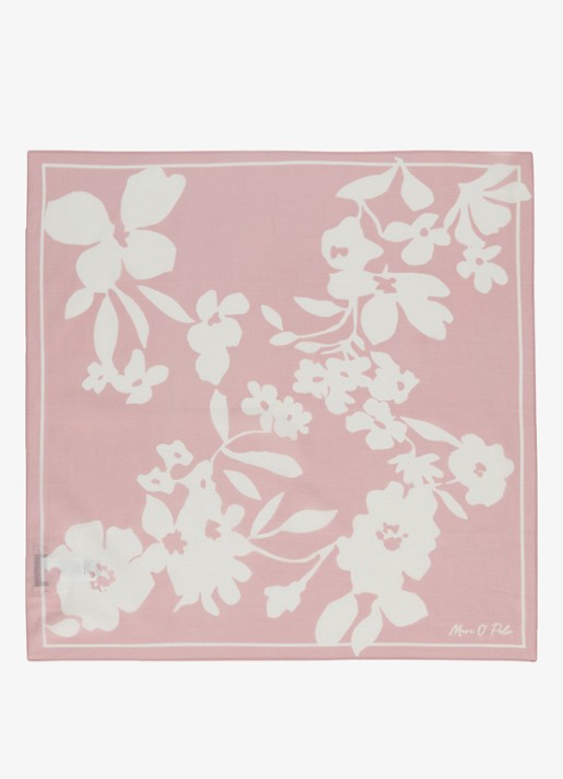 Marc O'Polo Bandana met bloemenprint 55 x 55 cm