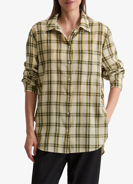 Marc O'Polo Blouse met ruitdessin