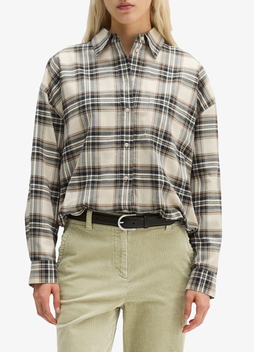 Marc O'Polo Blouse met ruitdessin