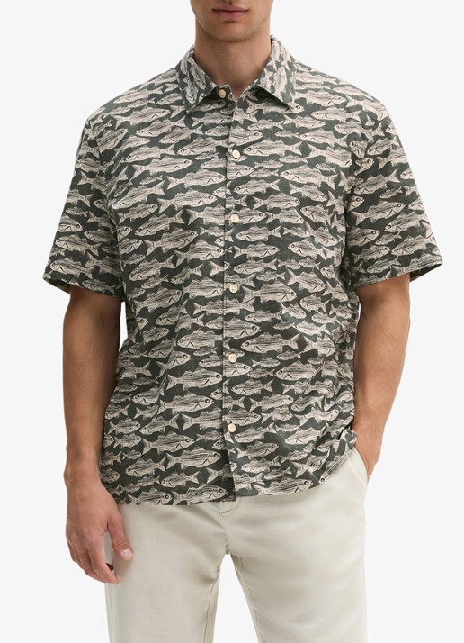 Marc O'Polo Blouse van katoen met print