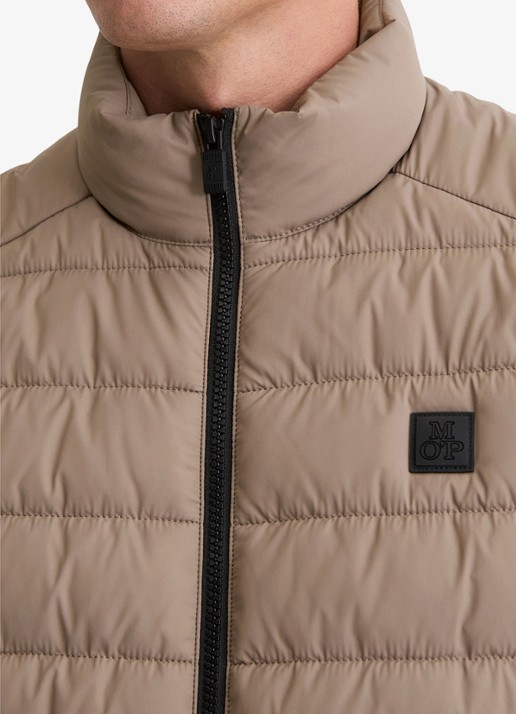 Marc O'Polo Bodywarmer met ritszakken - detail 5 lichtbruin
