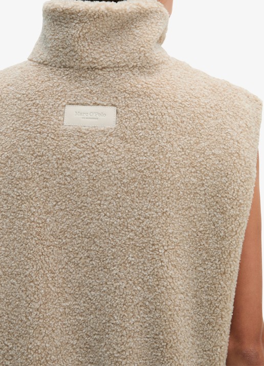Marc O'Polo Bodywarmer van teddy - detail 5 beige