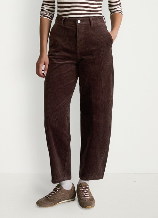 Marc O'Polo Denim Airin high waist wide fit broek van corduroy
