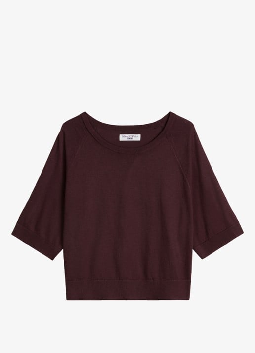 Marc O'Polo Denim Fijngebreide trui met vleermuis mouw