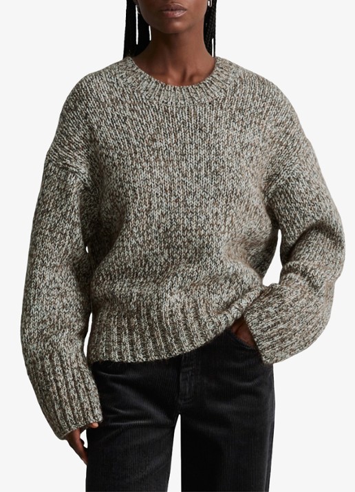 Marc O'Polo Denim Grofgebreide trui in wolblend