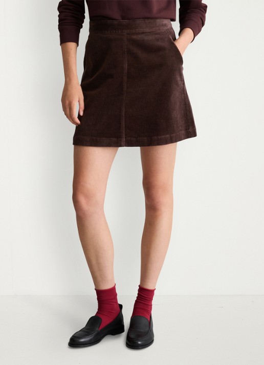 Marc O'Polo Denim Mini a-lijn rok van corduroy
