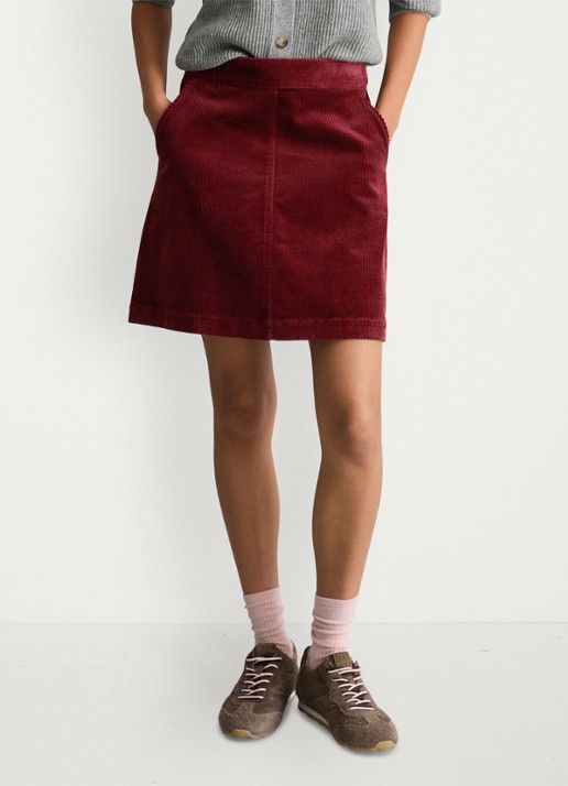 Marc O'Polo Denim Mini a-lijn rok van corduroy