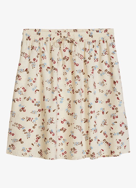 Marc O'Polo Denim Mini rok met print en elastische band