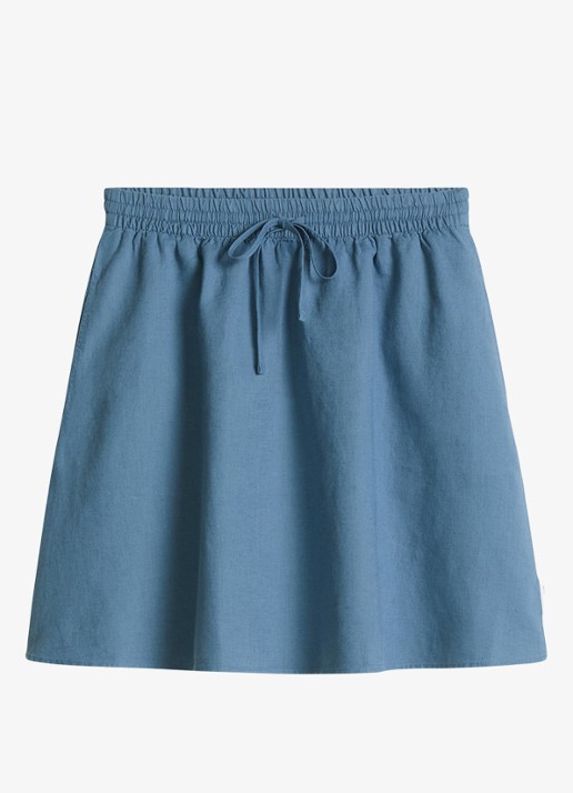 Marc O'Polo Denim Minirok met steekzakken - voorkant 2 medium blue 4671-4671 / blauw