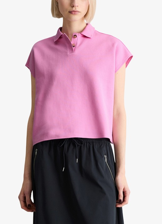 Marc O'Polo Denim Top met polokraag