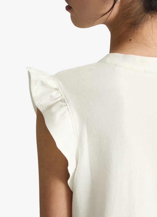 Marc O'Polo Denim Top met vlindermouw - detail 5 silky white/1183