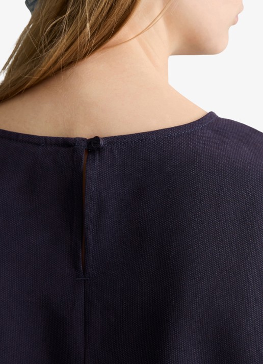 Marc O'Polo Denim Tuniek met ronde hals - detail 2 blue depths/4133