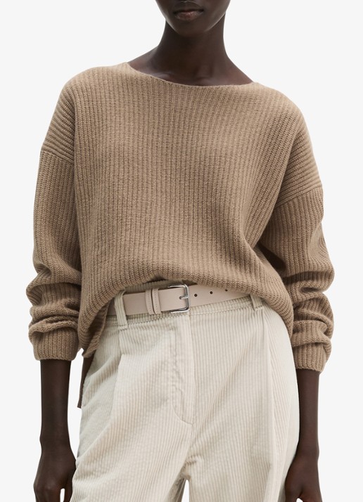 Marc O'Polo Grofgebreide pullover in wolblend