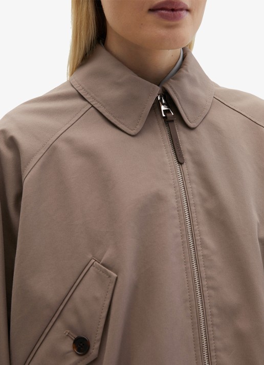 Marc O'Polo Jack met klepzakken - detail 5 bruin