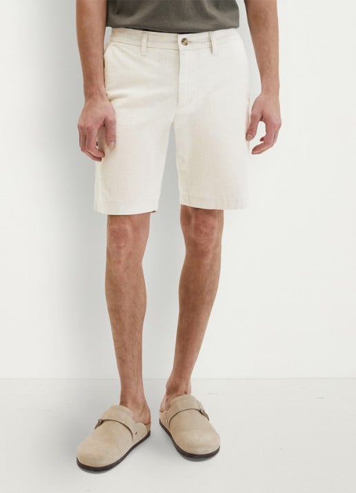 Marc O'Polo Korte broek in linnenblend