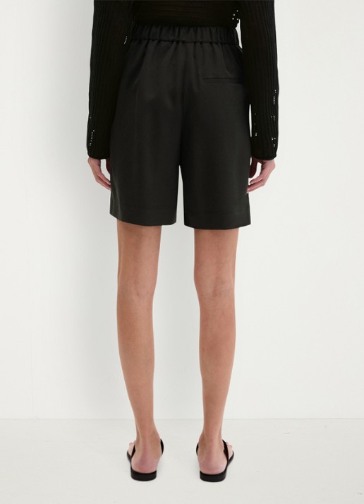 Marc O'Polo Korte broek met steekzakken - achterkant black-0001 / zwart