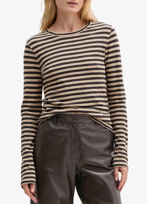 Marc O'Polo Longsleeve met streepprint