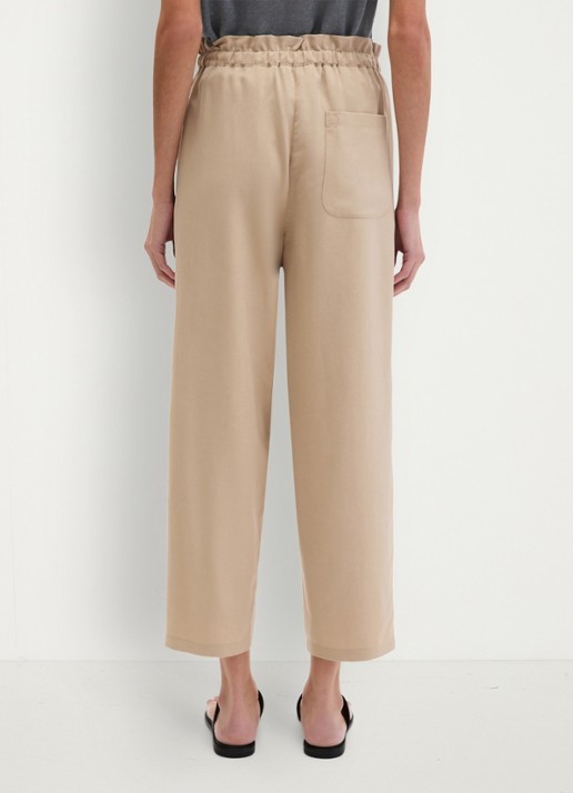 Marc O'Polo Loose fit broek met steekzakken - achterkant 2 sandpaper-2326 / beige