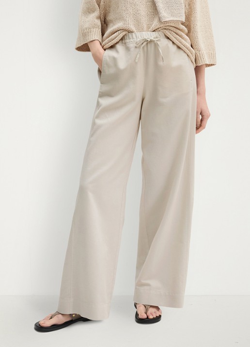 Marc O'Polo Loose fit joggingsbroek in lyocell blend