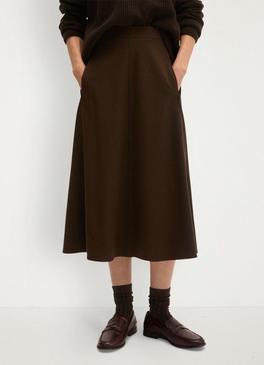 Marc O'Polo Midi rok met steekzakken